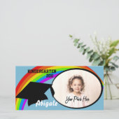 Kindergarten Abschluss Foto Ankündigung (Stehend Vorderseite)