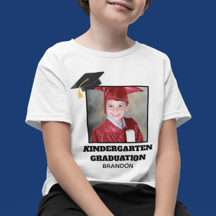 Kindergarten Abschluss Foto Name des Graduiertenst T-Shirt