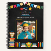 Kindergarten Abschluss Foto Notebook Notizblock (Vorderseite)