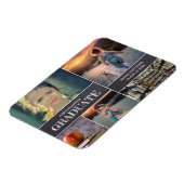 Kindergarten Abschluss FotoCollage Ankündigung Magnet (Linke Seite)