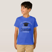 Kindergarten Abschluss für Kinder Blau T-Shirt (Vorne ganz)