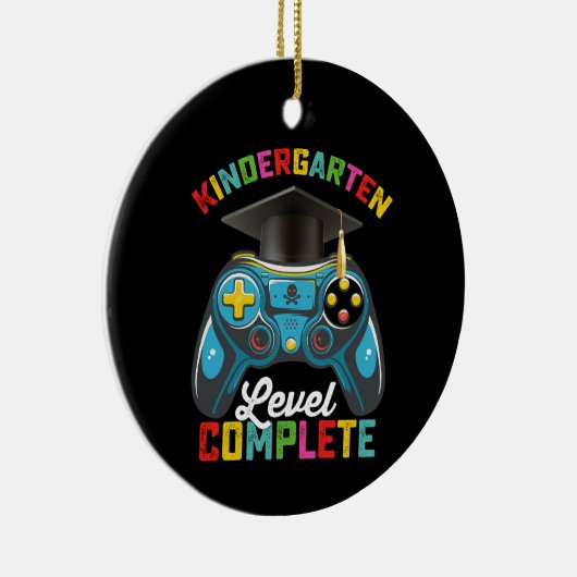 Kindergarten - Abschluss-Gaming Keramik Ornament (Rechts)