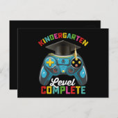 Kindergarten - Abschluss-Gaming Postkarte (Vorne/Hinten)