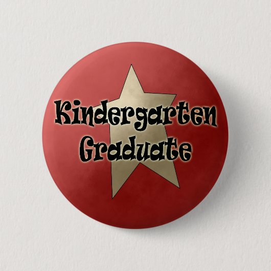 Kindergarten-Abschluss-Geschenke Button (Vorderseite)