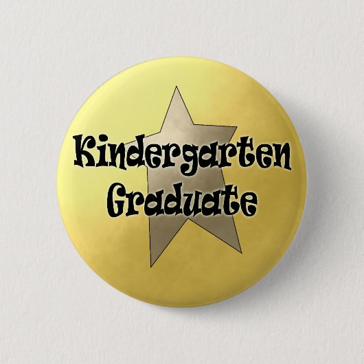 Kindergarten-Abschluss-Geschenke Button (Vorderseite)
