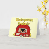 Kindergarten-Abschluss-Geschenke Karte (Gelbe Blume)