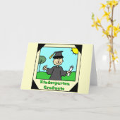 Kindergarten Abschluss Geschenke Karte (Gelbe Blume)