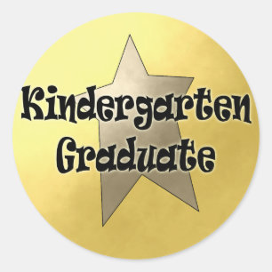 Kindergarten-Abschluss-Geschenke Runder Aufkleber