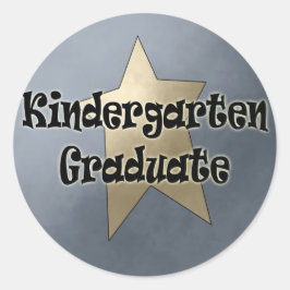 Kindergarten Abschluss Geschenke Runder Aufkleber
