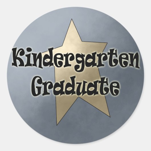 Kindergarten Abschluss Geschenke Runder Aufkleber (Vorderseite)