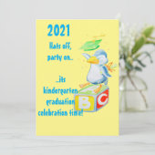 Kindergarten Abschluss Grußkarte Karte (Stehend Vorderseite)