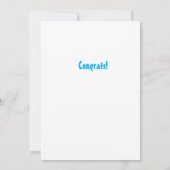 Kindergarten Abschluss Grußkarte Karte (Rückseite)