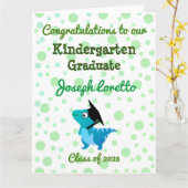 Kindergarten Abschluss Herzlichen Glückwunsch Trex Karte (Gelbe Blume)