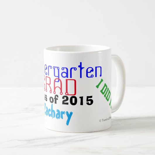 Kindergarten Abschluss Kaffeetasse (VorderseiteRechts)