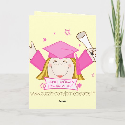 Kindergarten-Abschluss Karte (Rückseite)