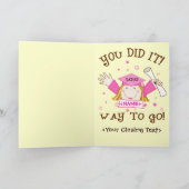 Kindergarten-Abschluss Karte (Innenseite)