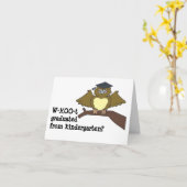 Kindergarten-Abschluss Karte (Gelbe Blume)