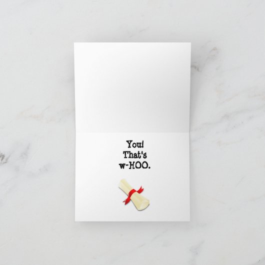 Kindergarten-Abschluss Karte (Innenseite)