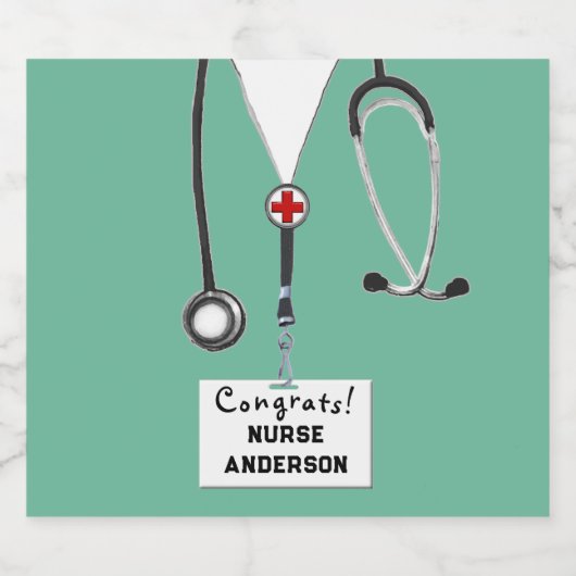 Kindergarten Abschluss Kindergarten Labrador Schaumweinetikett (Einzelnes Label)