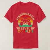 Kindergarten Abschluss Level Complete Video Games T-Shirt (Design vorne)