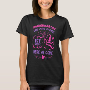 Kindergarten Abschluss Magical Unicorn Gradu T-Shirt