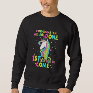 Kindergarten Abschluss Magical Unicorn Teacher Sweatshirt