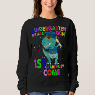 Kindergarten Abschluss Magischer Dinosaurier für K Sweatshirt