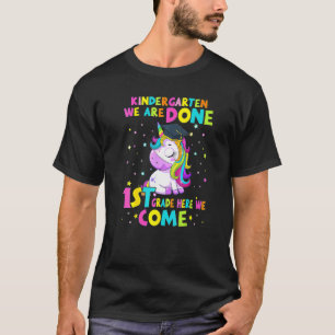 Kindergarten Abschluss Magisches Einhorn für Mädch T-Shirt