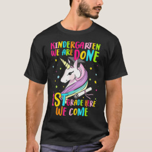 Kindergarten Abschluss Magisches Einhorn T-Shirt