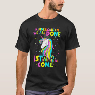Kindergarten Abschluss Magisches Einhorn T-Shirt