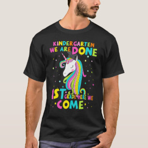 Kindergarten Abschluss Magisches Einhorn T-Shirt