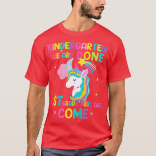 Kindergarten Abschluss Magisches Einhorn Zurück  T-Shirt