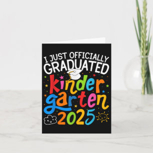 Kindergarten Abschluss Offiziell abgeschlossener K Karte