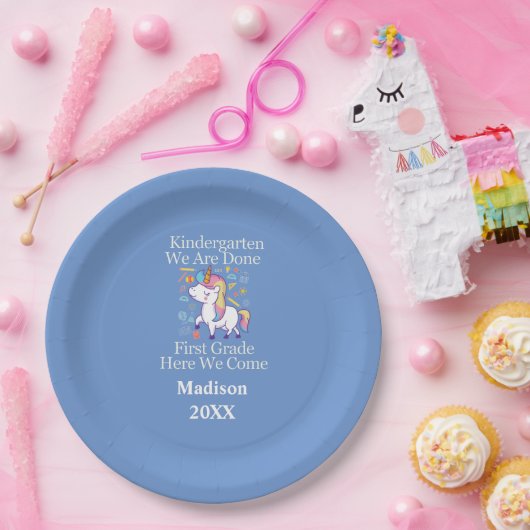 Kindergarten Abschluss Pappteller (Party)