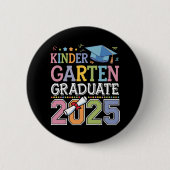 Kindergarten-Abschluss-Schule 2025 Button (Vorderseite)