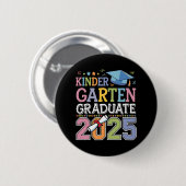 Kindergarten-Abschluss-Schule 2025 Button (Vorne & Hinten)