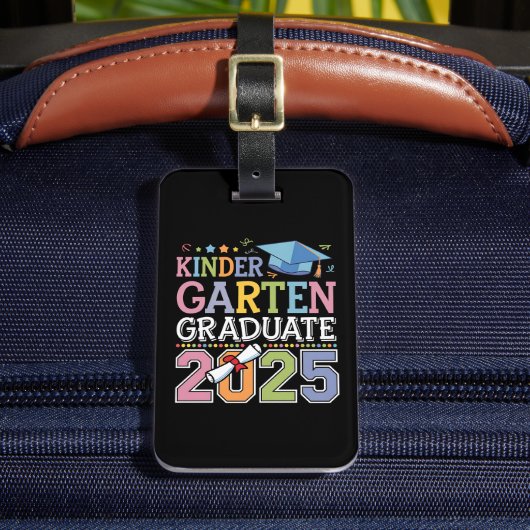 Kindergarten-Abschluss-Schule 2025 Gepäckanhänger (Vorderseite Insitu 2)