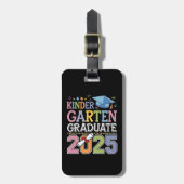 Kindergarten-Abschluss-Schule 2025 Gepäckanhänger (Vorderseite vertikal)