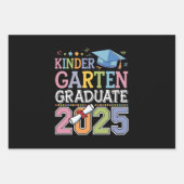 Kindergarten-Abschluss-Schule 2025 Geschenkpapier Set (Vorderseite)