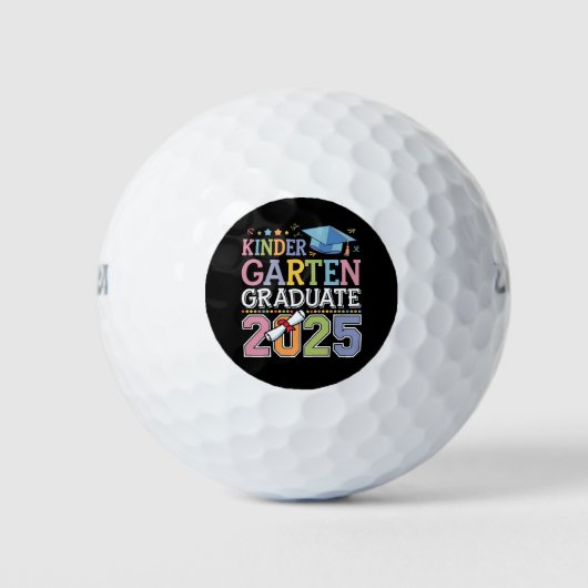 Kindergarten-Abschluss-Schule 2025 Golfball (Vorderseite)