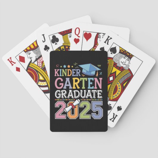 Kindergarten-Abschluss-Schule 2025 Spielkarten (Rückseite)