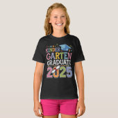 Kindergarten-Abschluss-Schule 2025 T-Shirt (Vorne ganz)