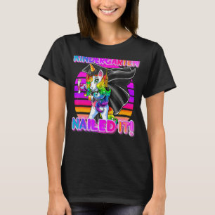 Kindergarten Abschluss Senior 22 Dabbing Unicorn T-Shirt