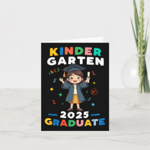Kindergarten Abschluss Shirt 2025 Girls Kinder Karte