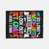 Kindergarten Abschluss Shirt 2025 Kindermädchen Fleecedecke (Vorderseite (Horizontal))