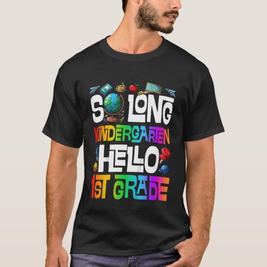 Kindergarten Abschluss So Long Kindergarten Hallo T-Shirt (Vorderseite)