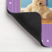 Kindergarten Abschluss Teddy Bear auf Lila Mousepad (Ecke)