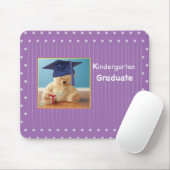Kindergarten Abschluss Teddy Bear auf Lila Mousepad (Mit Mouse)