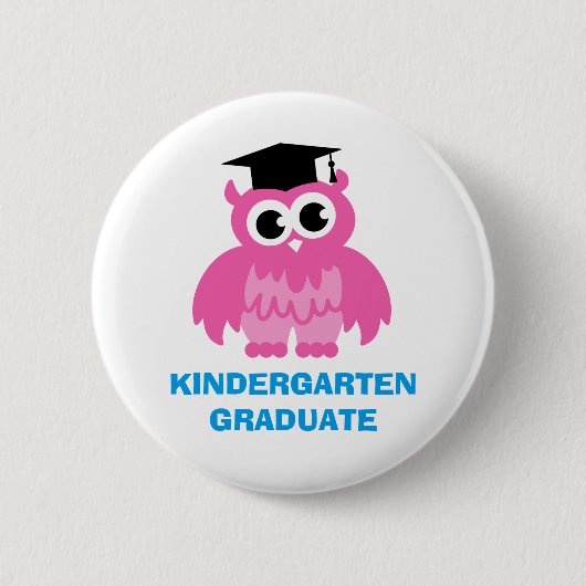 Kindergarten-Abschlussknöpfe mit niedlicher Button (Vorderseite)