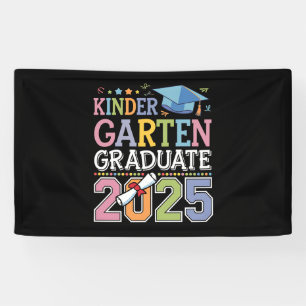 Kindergarten-Absolvent 2025 Graduiertenschule Banner